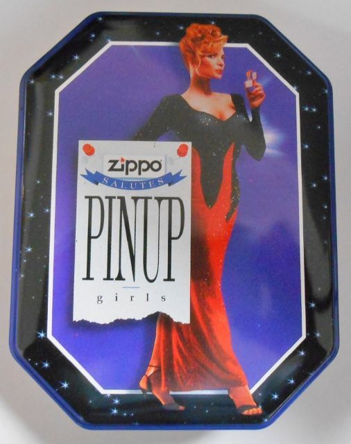 画像: ☆PINUP GIRLS！１９９６年 世界限定 Collectible of the Year！缶入り Zippo！新品未使用品