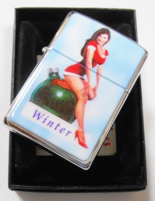 画像: ☆PINUP GIRLS！冬 ウィンタ―・バージョン１９９６年６月製 世界限定 Zippo！未使用品