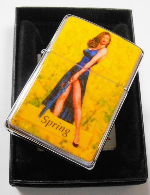 画像: ☆PINUP GIRLS！春 スプリング・バージョン１９９６年６月製 世界限定 Zippo！未使用品