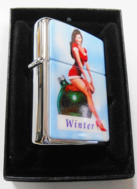 画像: ☆PINUP GIRLS！冬 ウィンタ―・バージョン１９９６年６月製 世界限定 Zippo！未使用品