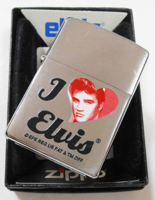 画像: ☆ＥＬＶＩＳ ＰＲＥＳＬＥＹ I ♡LOVE Elvis ２０１２年 ＃２００ USA ZIPPO！新品