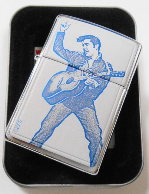 画像: ☆ＥＬＶＩＳ ＰＲＥＳＬＥＹ！エルヴィス・プレスリー  ２００２年 ZIPPO！新品