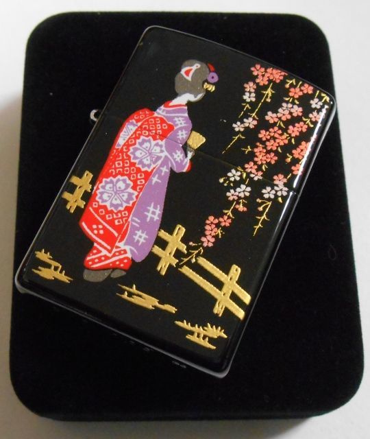 画像: ☆豪華 舞妓さん！伝統工芸 本金蒔絵 漆塗り ２０２０年発売 ＺＩＰＰＯ！新品未使用品