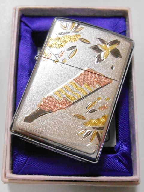 画像: １月 羽子板！豪華 伝統工芸 電鋳プレート貼 和柄 ２００７年 ZIPPO！新品