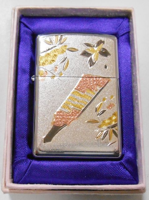 画像: １月 羽子板！豪華 伝統工芸 電鋳プレート貼 和柄 ２００７年 ZIPPO！新品