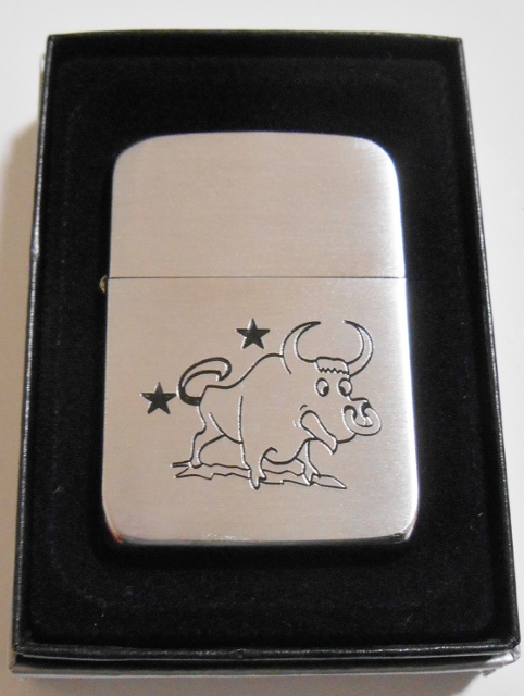 画像1: ★牛 １９４１ レプリカ！ブル＆スターズ 復刻オールドデザイン ２００４年 ＺＩＰＰＯ！新品