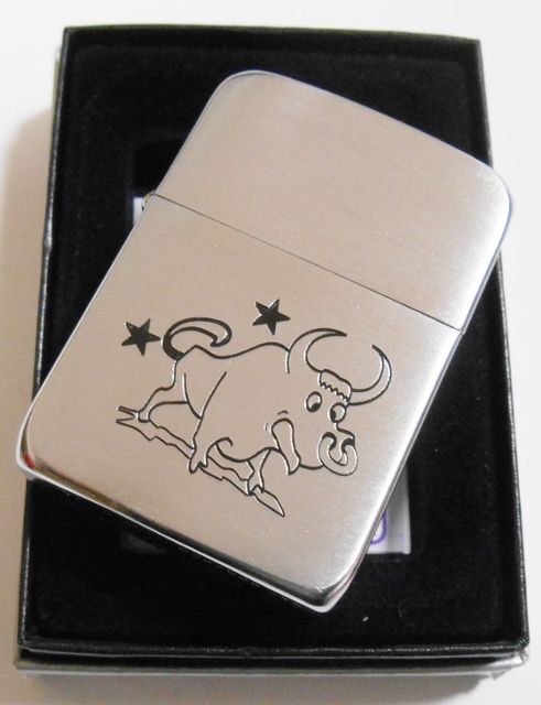 画像: ★牛 １９４１ レプリカ！ブル＆スターズ 復刻オールドデザイン ２００４年 ＺＩＰＰＯ！新品