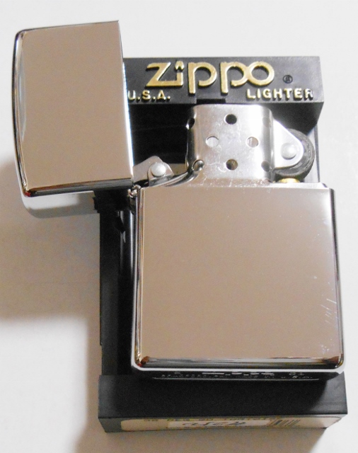 画像: ☆２００１年５月（E）一番シンプルな・・＃２５０ 無地鏡面 ZIPPO！新品