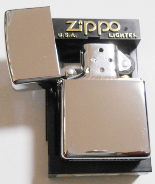 画像: ☆２００１年８月（H）一番シンプルな・・＃２５０ 無地鏡面 ZIPPO！新品