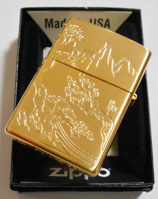 画像: ☆豪華 丑！２０２１年 干支 丑 限定生産 金メッキ＆三面連続エッチング ＺＩＰＰＯ！新品