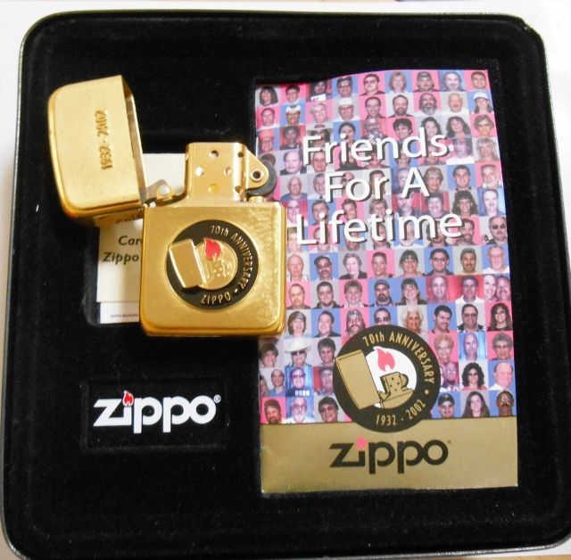 画像: ★ZIPPO社 創業７０周年記念世界限定 ２００２年 １９４１ BRASS ZIPPO！新品