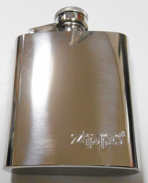 画像: ☆お洒落な・・Zippo Flask！フラスコ Stainless Steel製３オンス用 新品