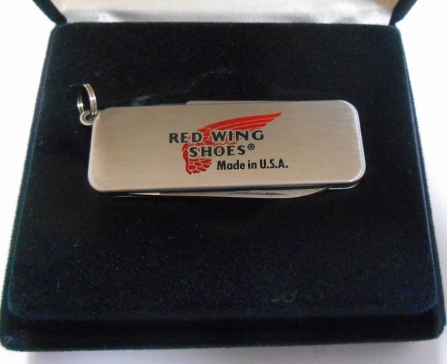 画像: ☆ZIPPO社 ポケットナイフ！RED ＷING ＳHOES USA  １９９０年代ノベルティ！未使用品