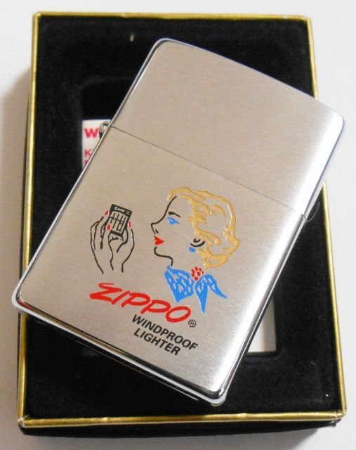 画像: ☆復刻オールドデザイン！美女とジッポー １９９６年８月製 ＃２００ USA ZIPPO！新品