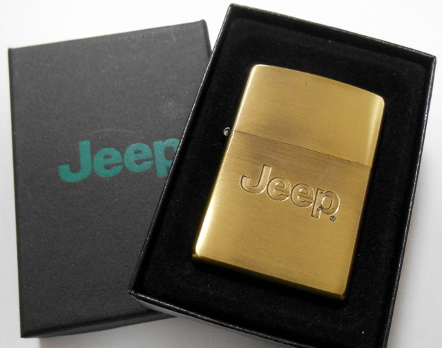 画像: ☆Jeep！人気の・・ジープ 渋い色合いの・・真鍮古美 ２００６年 ZIPPO！新品