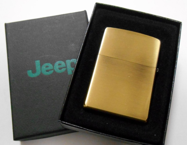 画像: ☆Jeep！人気の・・ジープ 渋い色合いの・・真鍮古美 ２００６年 ZIPPO！新品