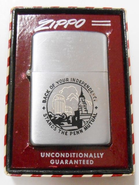 画像1: ☆１９５１年~５３年 VINTAGE PAT.２０３２６９５ スチールケース ＃２００ 企業 ZIPPO！未使用品