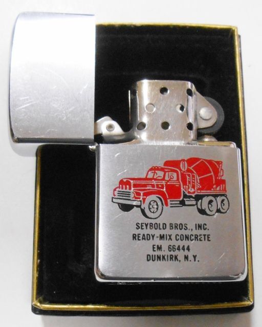 画像: ★１９５９年 VINTAGE ADVERTSING コンクリートミキサー車 Used Zippo！