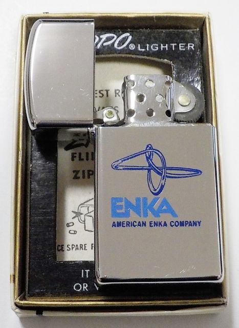 画像: ☆１９７４年 VINTAGE スリム 企業物 ＃１６１０ Mint in Box Slim Zippo！未使用品