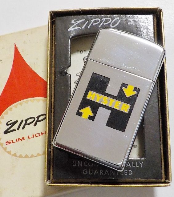 画像: ☆１９６８年 VINTAGE スリム 企業物 ＃１６１０ Mint in Box Slim Zippo！未使用品