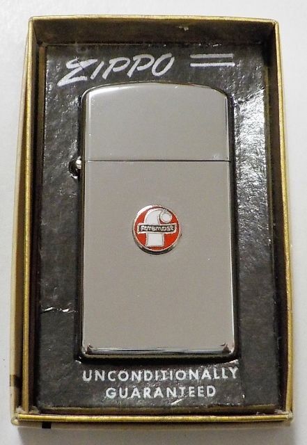 画像1: ☆１９６４年 VINTAGE スリム 企業物 ＃１６１０ Mint in Box Slim Zippo！未使用品A