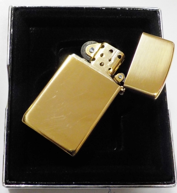 画像: ☆スリム 誕生５０周年記念！１９５６－２００６ ★限定５０個  真鍮ケース SLIM ZIPPO！新品A