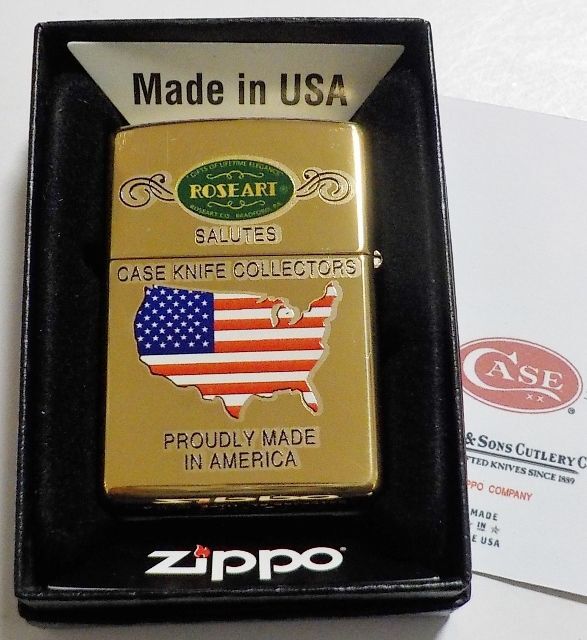 画像: ☆ROSEART＆Caseナイフ！限定５０個！２０１０年イベント 両面デザイン ZIPPO！新品