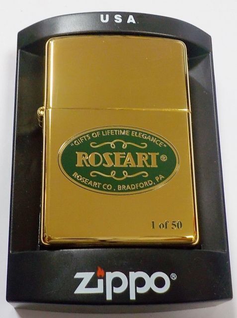 画像: ☆ROSEART！ZIPPO YOKOHAMA Swap Meet ２００５ 限定５０個 Gold Plate #250G ZIPPO！新品