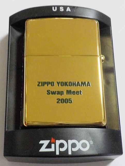 ☆ROSEART！ZIPPO YOKOHAMA Swap Meet ２００５ 限定５０個 Gold Plate #250G ZIPPO！新品 -  ジッポーパーク Zippopark