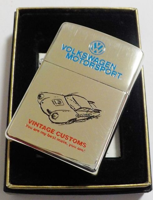 画像: ★VW！VOLKSWAGEN MOTOR SPORT １９９５年５月製 VINTAGE CUSTOMS ZIPPO！展示品