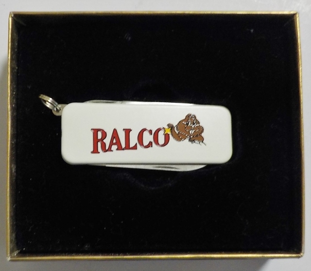 画像: ☆ZIPPO社 ポケットナイフ！USA企業 RALCO 両面ホワイト１９９０年代ノベルティ！未使用品