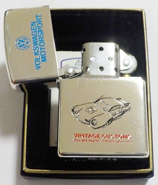 画像: ★VW！VOLKSWAGEN MOTOR SPORT １９９５年５月製 VINTAGE CUSTOMS ZIPPO！展示品