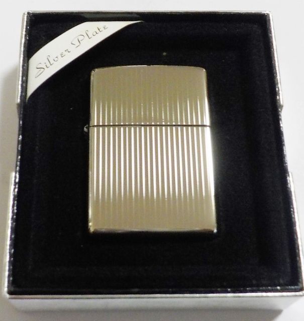 画像1: ☆名品＃１７０S　SILVER PLATE ２０００年７月製 輝く・・両面エンジンターン ZIPPO！新品