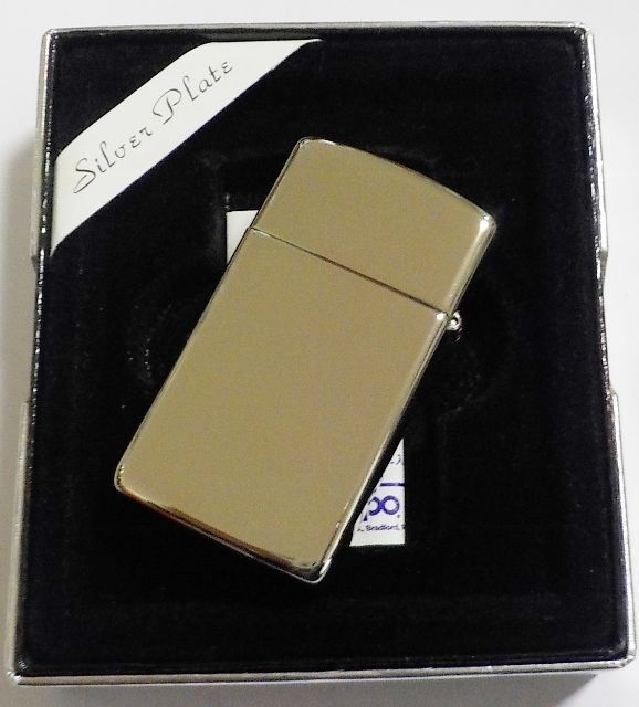 画像: ☆＃１０００ SLIM SILVER PLATE スリム・シルバープレート鏡面 ２０００年１月 ZIPPO！未使用品