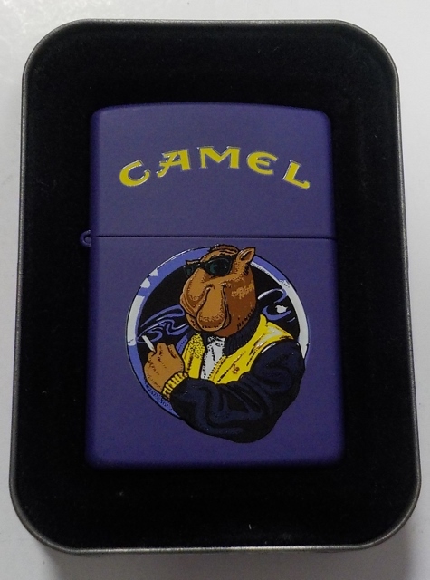 画像: ☆キャメル！CAMEL SMOKING JOE！１９９０年６月 パープル ZIPPO！未使用品