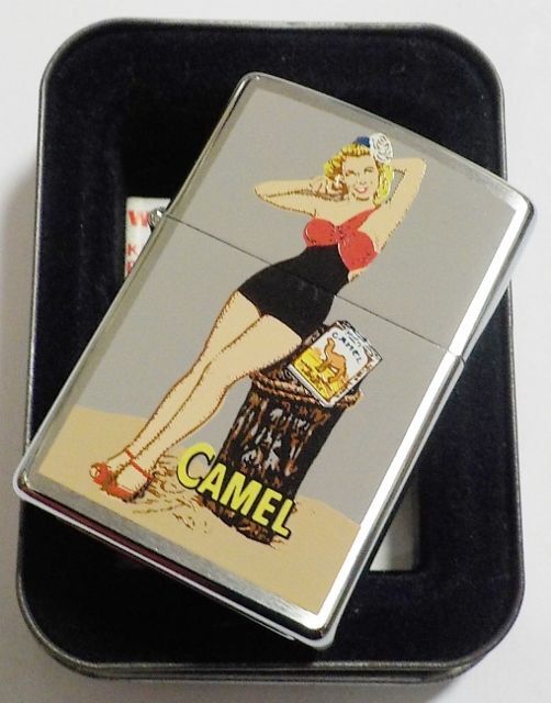 画像: ☆キャメル！CAMEL  美女とパッケージ １９９７年８月 ＃２００ ZIPPO！新品