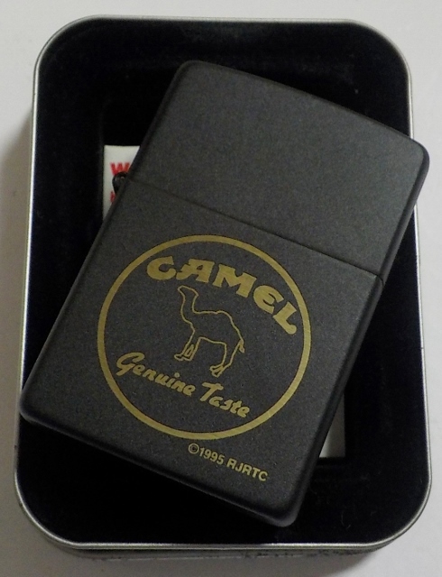 画像: ☆キャメル！CAMEL １９９４年  BLACK MATTE ZIPPO！未使用品