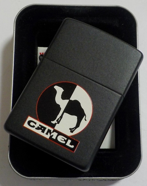 画像: ☆キャメル！CAMEL １９９７年  BLACK MATTE ZIPPO！未使用品