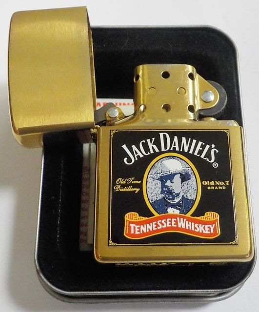 画像: ★JACK DANIEL'S！ジャック・ダニエル肖像 ２０００年 SOLID BRASS ZIPPO！新品