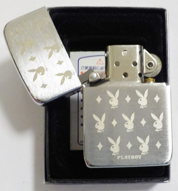 画像: ★PLAY BOY！１９４１モデル １２RABBIT HEAD モノグラム調２００５年 ZIPPO！新品A