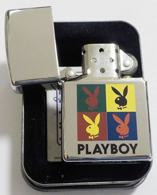 画像: ★PLAY BOY！色鮮やかな・・４ラビットへッド ＃２５０ １９９９年４月 ZIPPO！新品