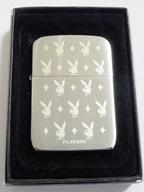 画像1: ★PLAY BOY！１９４１モデル １２RABBIT HEAD モノグラム調２００５年 ZIPPO！新品A