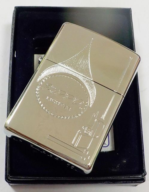 画像: ★ジッポーオールドＢＯＸ柄 繊細な彫刻 銀加工 ２００５年７月 ZIPPO！新品Ｂ 