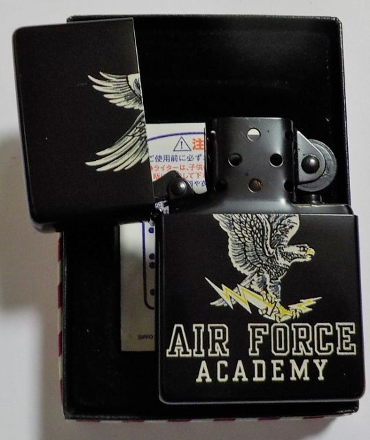 画像: ★Pherrow's！フェローズ US AIR FORCE ACADEMY ★インサイドは黒 ２０００年１９３７黒 限定 ZIPPO！新品B