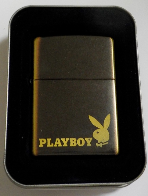 画像1: ★PLAY BOY！プレイボーイ★コーヒーカラーの・・モカラテ ２００５年 ZIPPO！新品A