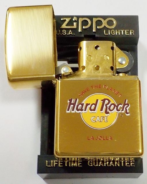 画像: ★HRC！LA JOLLA １９９８年４月 真鍮ケース Solid Brass Zippo！未使用品