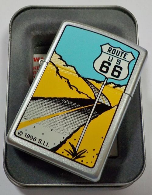 画像: ☆ルート６６！US Route ６６ アメリカのメインストリート ２００１年４月 ZIPPO！新品