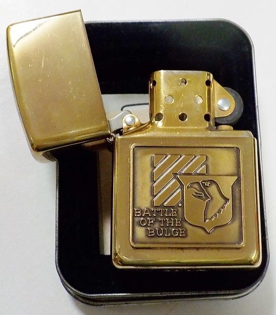 画像: ★BATTLE OF THE BULGE バルジの戦い  WWII １９９５年2月製  真鍮 Solid Brass Zippo！未使用品