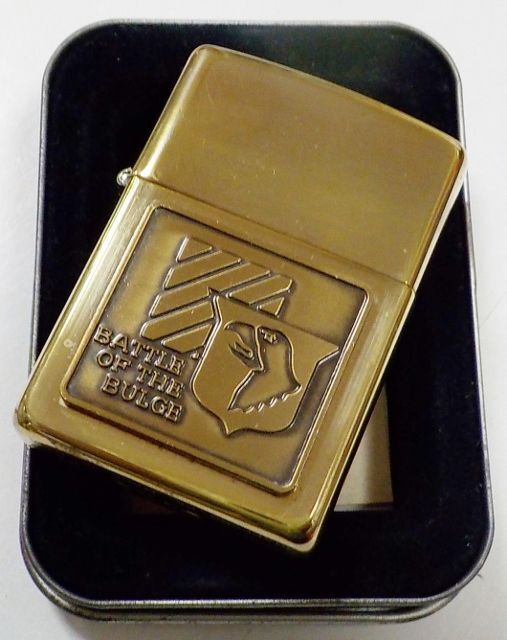 画像: ★BATTLE OF THE BULGE バルジの戦い  WWII １９９５年2月製  真鍮 Solid Brass Zippo！未使用品