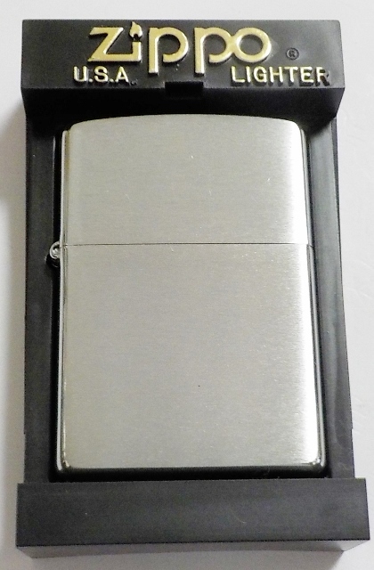 画像1: ☆２００１年１月（A）一番シンプルな・・＃２００ 無地 ZIPPO！新品